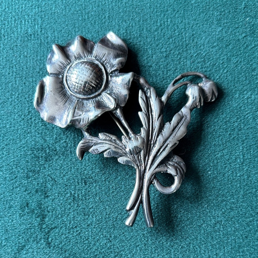 Vintage Mexican Sterling Pin